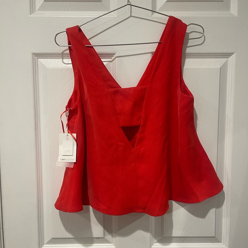 C/MEO Collective Red Crop Top - Picture 3 of 4